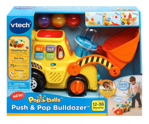 Pop-a-Balls Push & Pop Bulldozer