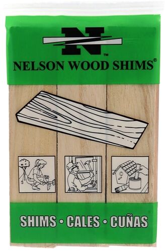 6" Wood Shims - 9-Pack