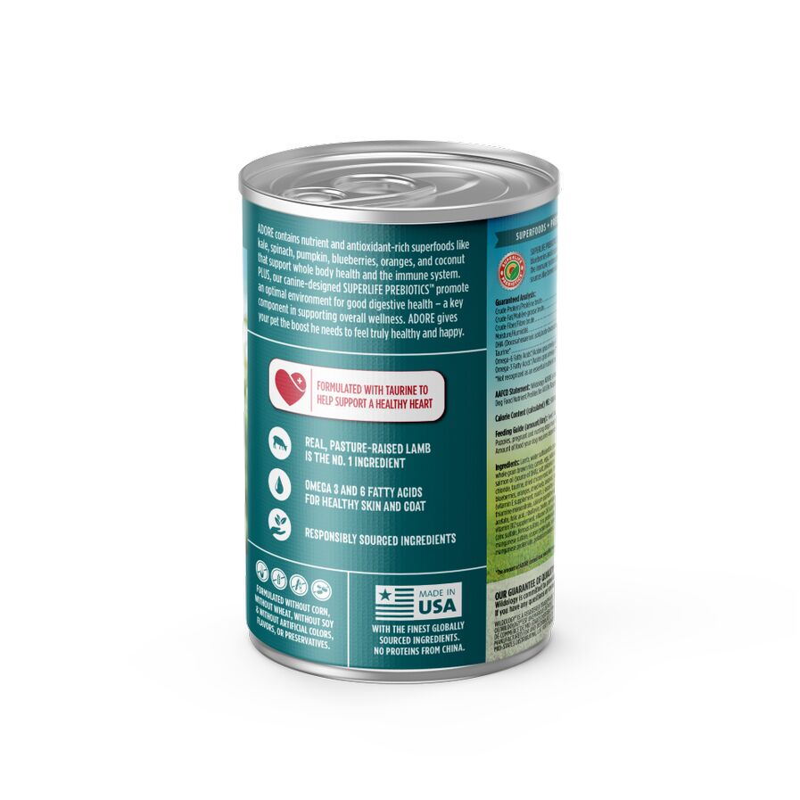Wildology Adore PastureRaised Lamb & Rice Canned Dog Food 12.8 oz