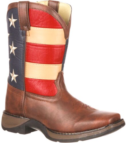 Little Kid Lil' Durango Kid's Patriotic Western Flag Boot
