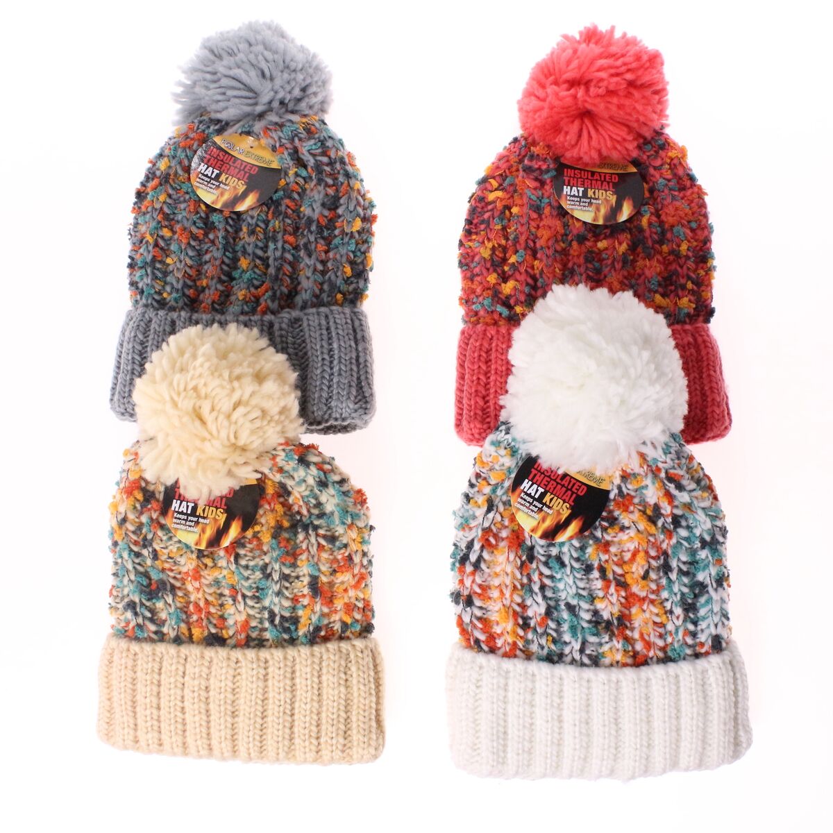 Girls' Sherpa Lined With Specialty Yarn Hat