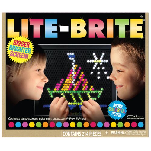 214-Piece Classic Lite-Brite Toy