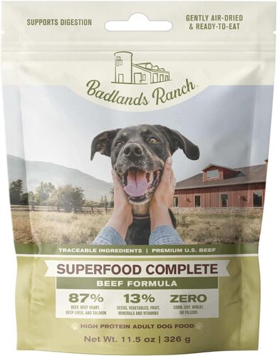 Superfood Complete Grain-Free Air-Dried Dog Food in Beef