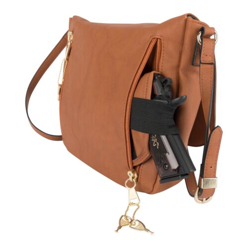 Sierra Brown Conceal Carry Handbag