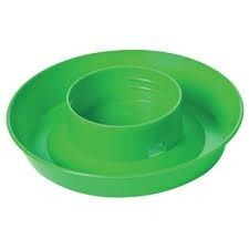 1 Quart Screw-On Poultry Waterer Base in Lime Green