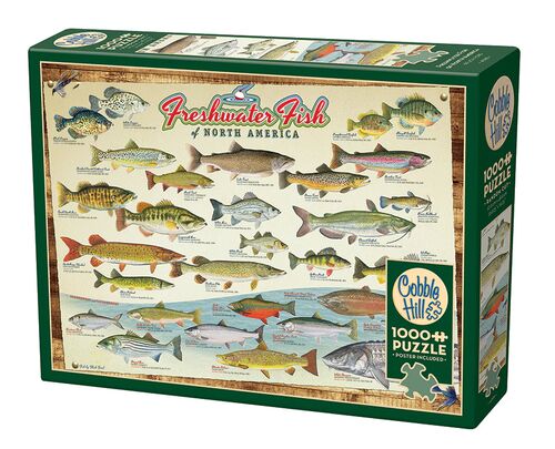 Freshwater Fish of North America - 1000 Piece