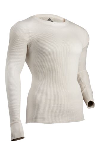 Men's Waffle Knit Thermal Long-Sleeve Shirt
