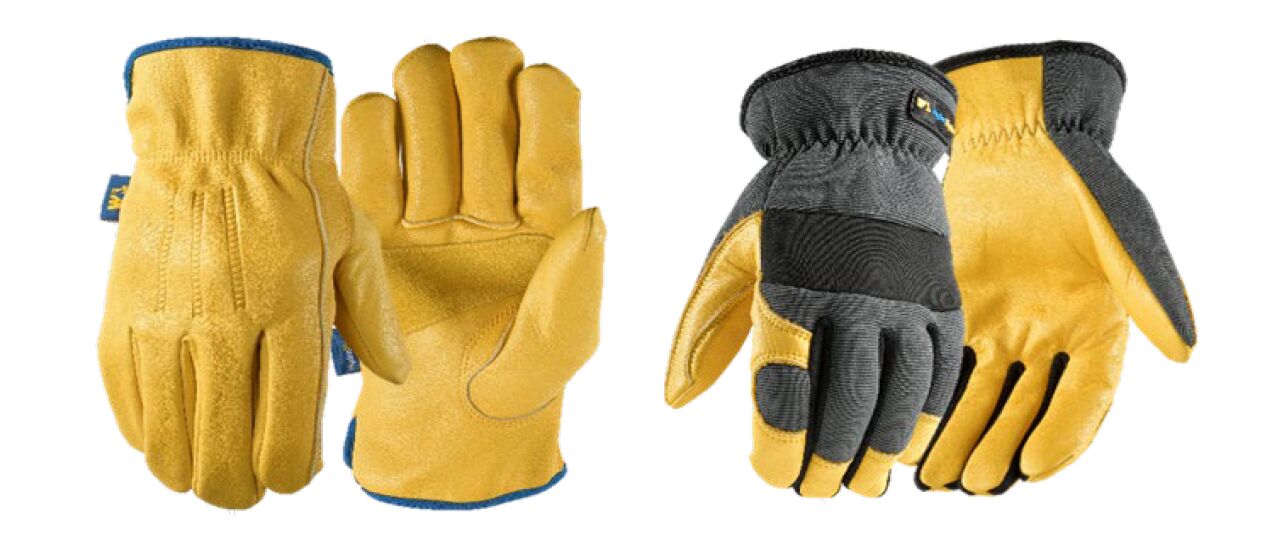 Men's HydraHyde Leather Slip-on Work Gloves 2-Pack