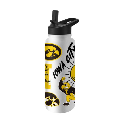 Iowa 34 oz Native Quencher Bottle