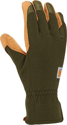 Women's Synthetic Leather Palm Spandex Gloves