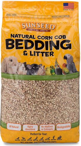 350 Cubic Inch Natural Corn Cob Bedding & Litter