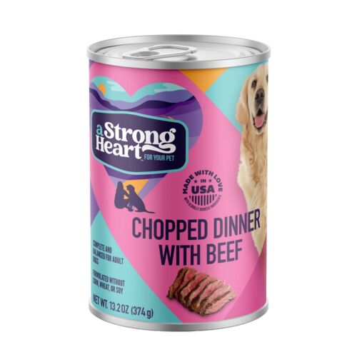 Chopped Dinner with Beef Wet Dog Food - 13.2 oz