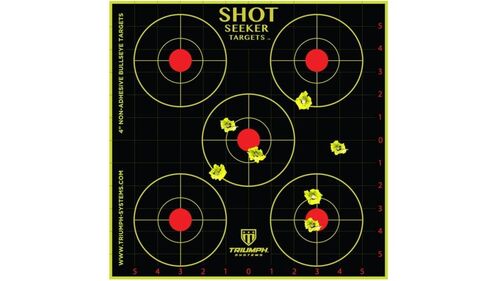 10 in Target Area Shot Seeker Non-Adhesive Bullseye Target