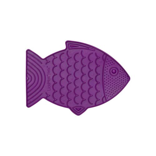 Cat Felix Fish Purple Mat