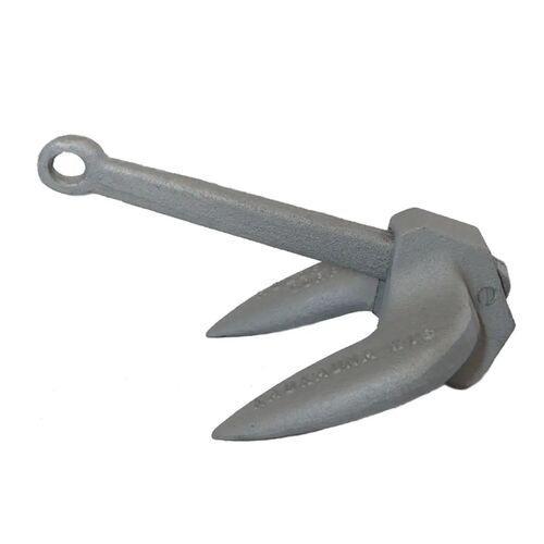 Aluminum Finish Navy Anchor