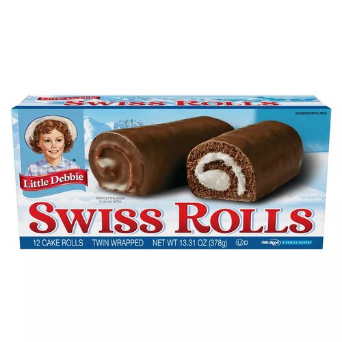 Swiss Rolls - 12 Cake Rolls