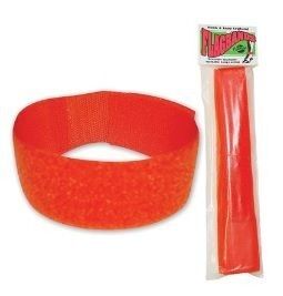 Fabric Flagband Leg Bands in Orange - Pack of 10