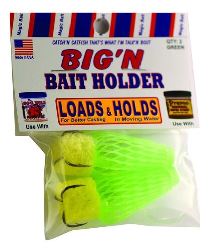 Big'N Bait Holder - Green Mesh