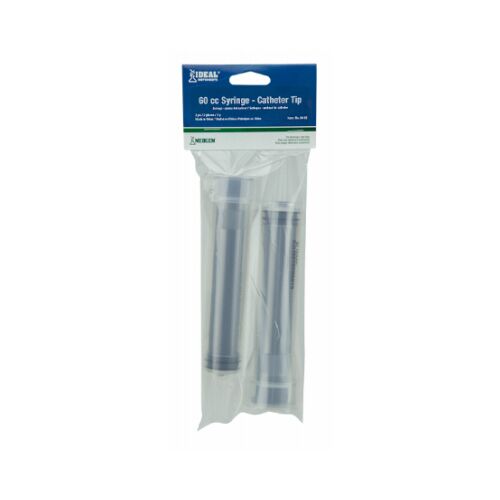 60cc Catheter Tip Syringe - 2-Pack