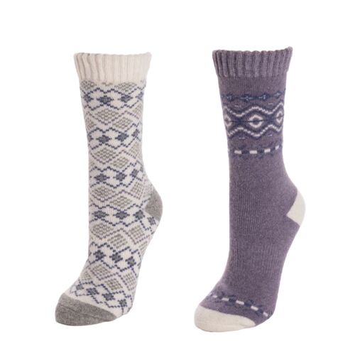 Women's 2 Pair Pack Wool Socks - Assorted
