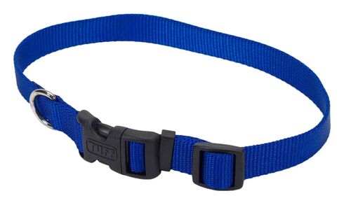 10- 14 Nylon Adjustable Collar in Blue 5/8