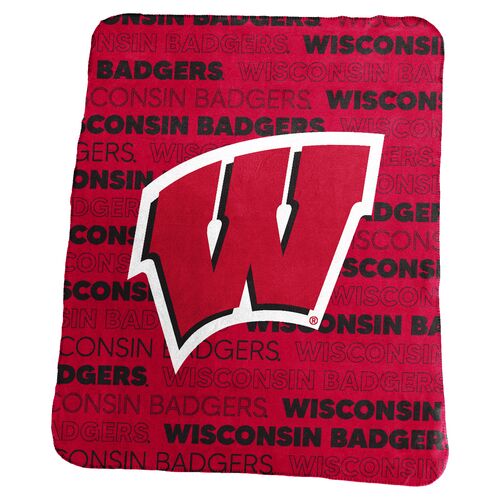 Wisconsin Badgers Classic Throw