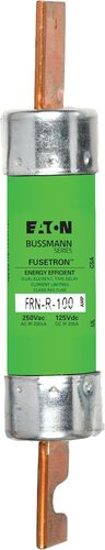 100 Amp Fusetron Dual Element Time-Delay Current Limiting Class RK5 Fuse