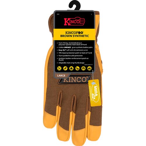 Men's Synthetic Leather Unlined Driver Gloves