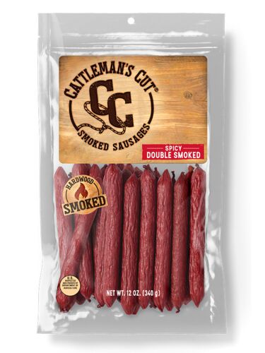 Spicy Double Smoked Sausages - 12 oz