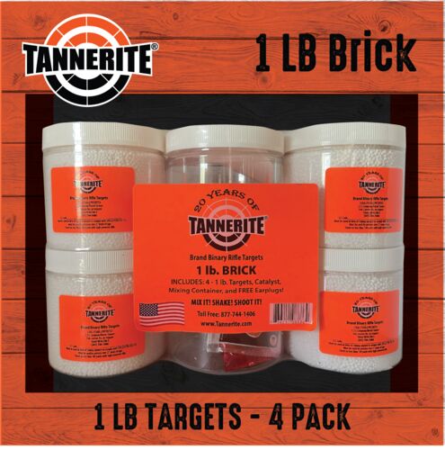 Tannerite 1/4 pound Brick~ Single Brick Of Four 1/4 Pound Targets