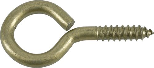 Gold Flagged Screw Eye