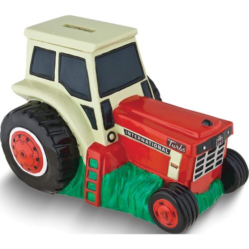 Case Red Tractor Bank