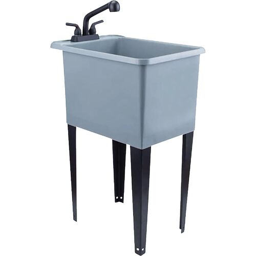 16 Gallon Utility Tub with Faucet