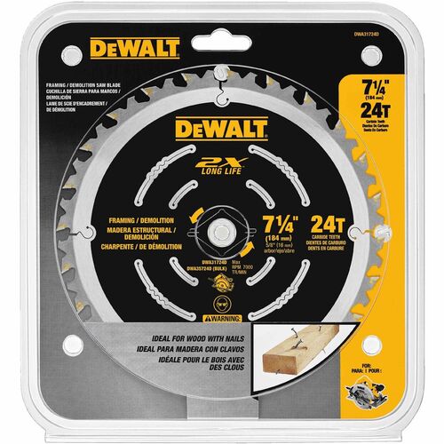 7-1/4" 24T Demolition Framing Blades