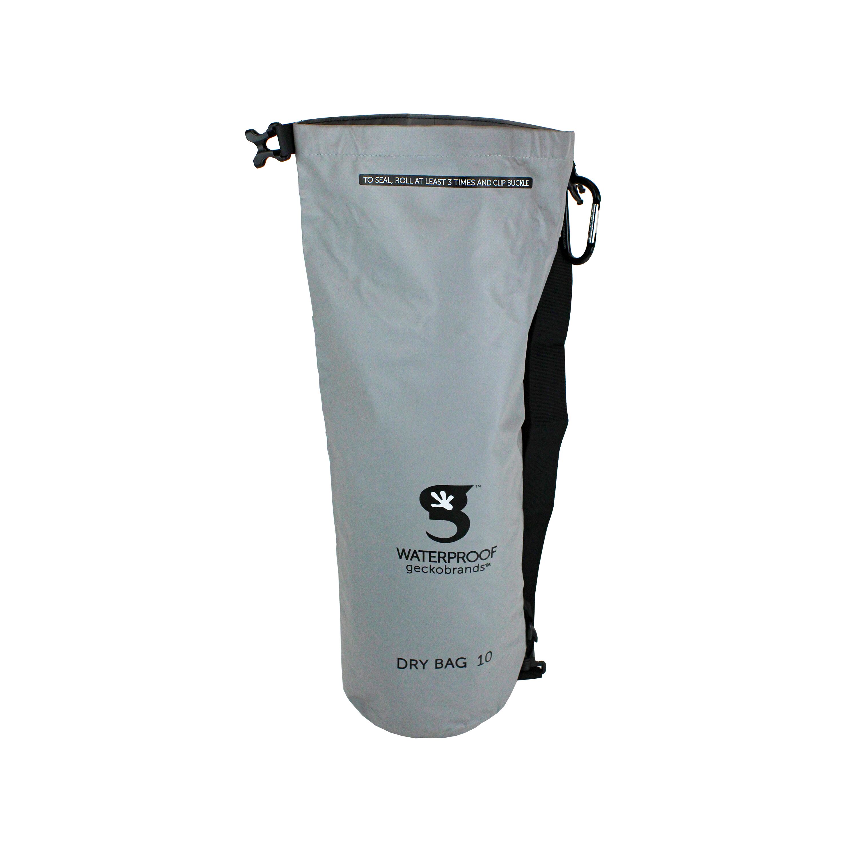 10L Grey Tarpaulin Dry Bag