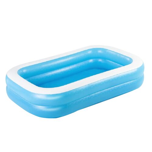 H2OGO! Blue Rectangular 10' Inflatable Family Swimming Pool