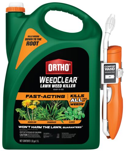 Weedclear Lawn Weed Killer with Battery Powered Wand - 1.1 Gallon