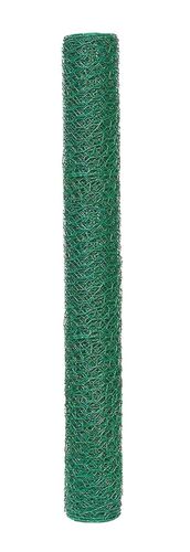 1" 20GA Green Vinyl PVC Coated Poultry Netting