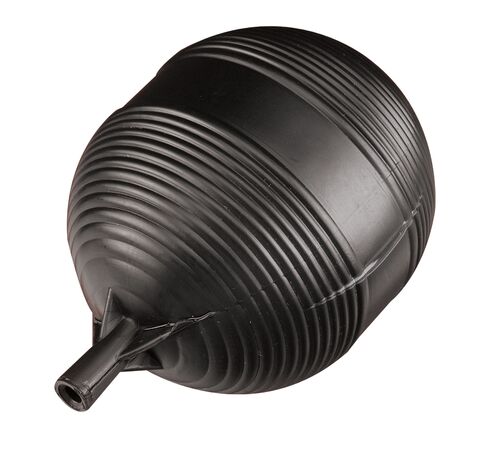 Plastic Tank Float Ball in Black  4" x 5"