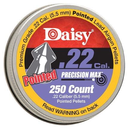 PrecisionMax 250 count .22 Caliber Pointed Field Pellets