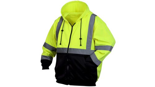 Men's ANSI Type R Class 3 Zip Hoodie