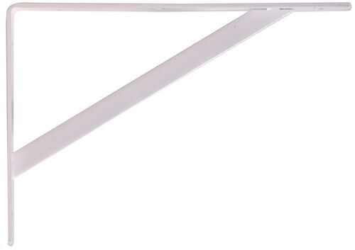 Hardware Essentials Shelf Bracket in White - 12" x 8-1/4"