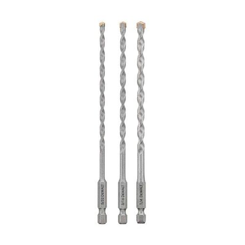 3 Piece Impact Ready Masonry Drill Bit Set