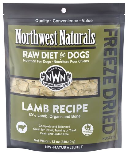 Freeze Dried Raw Diet for Dogs in Lamb Recipe - 12 oz