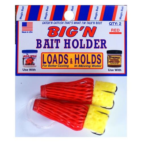 Big'N Bait Holder - Red Mesh