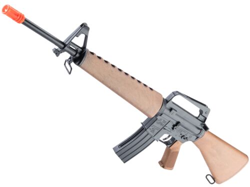 Special Edition M16A1 Airsoft Spring Rifle in Faux Wood