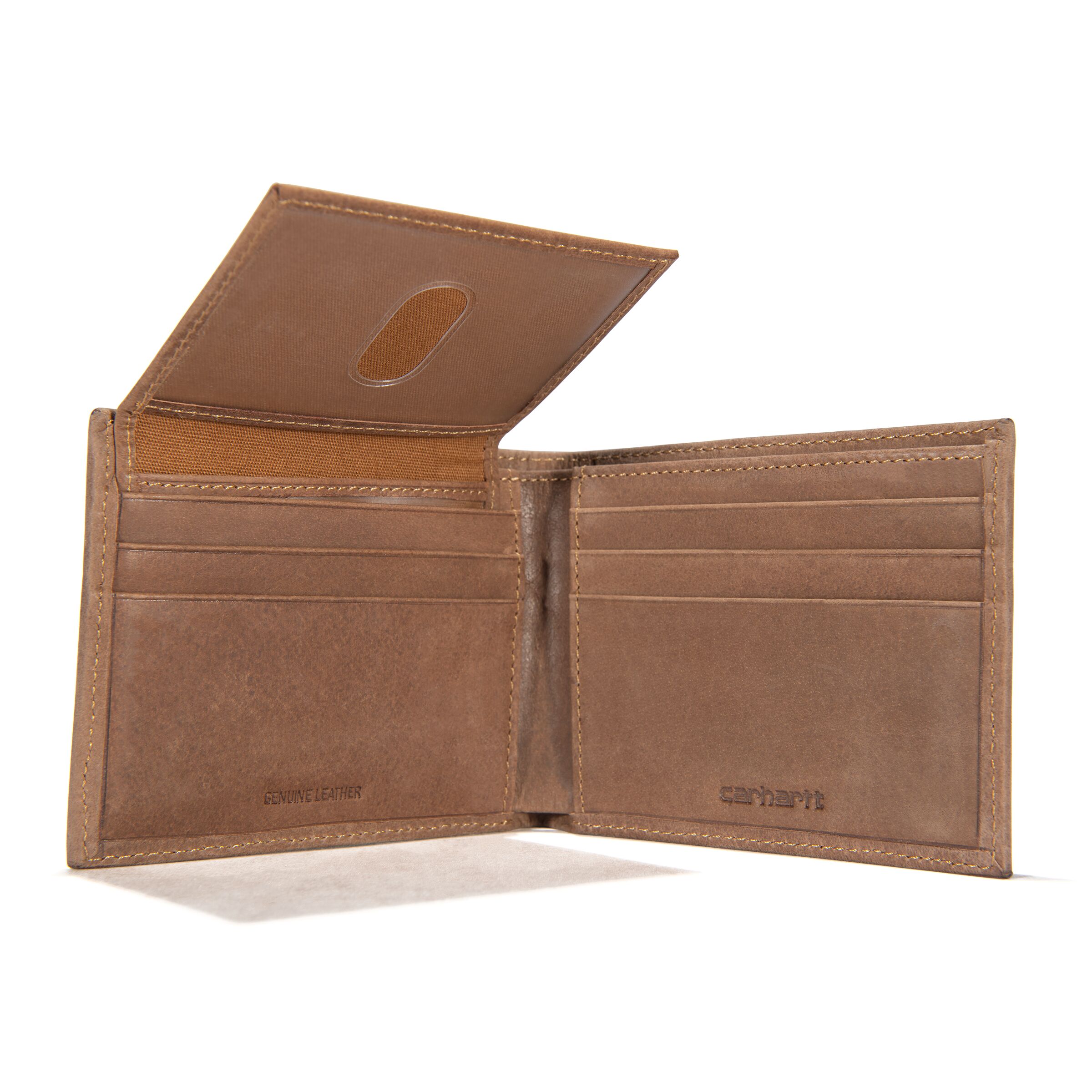 Men's Saddle Leather Bifold Wallet in Brown