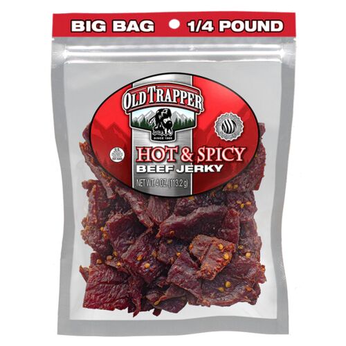 Traditional Style Jerky - Hot & Spicy 4 oz bag