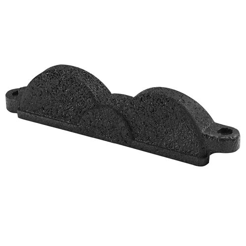12" x 10' Rubber Edging in Black