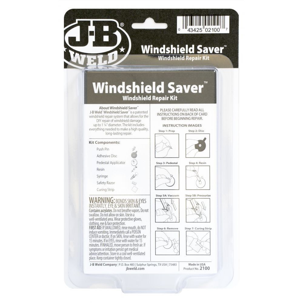 JB Weld Windshield Saver Repair Kit